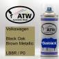 Preview: Volkswagen, Black Oak Brown Metallic, LB8R / P0: 400ml Sprühdose, von ATW Autoteile West.